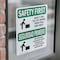 Signmission Safety Culture Sign, 7 in Width, Vinyl Decal, Rectangle, Bilingual OS-2PACK-SF-D-710-L-10768 - alternate 6